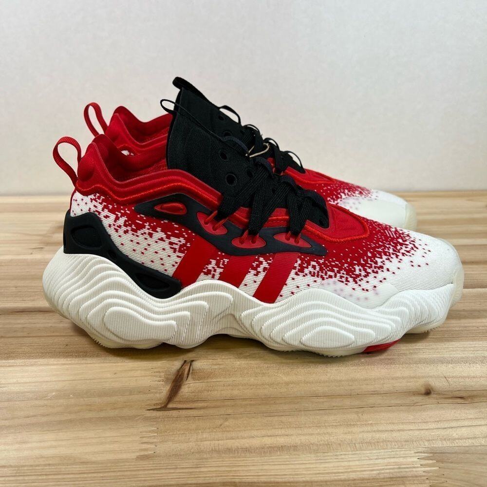 New Adidas Trae Young 3 youth mens 6.5 basketball shoes Red White black